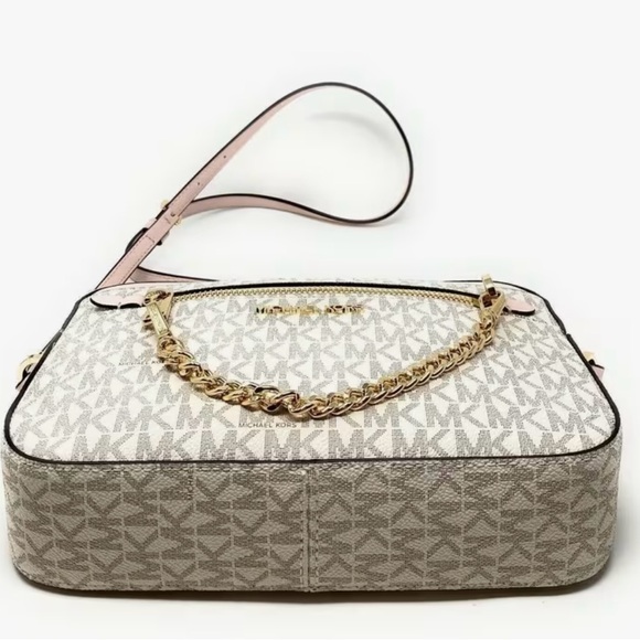 Michael Kors Beige and Pink Crossbody Bag NWT - Picture 8 of 9
